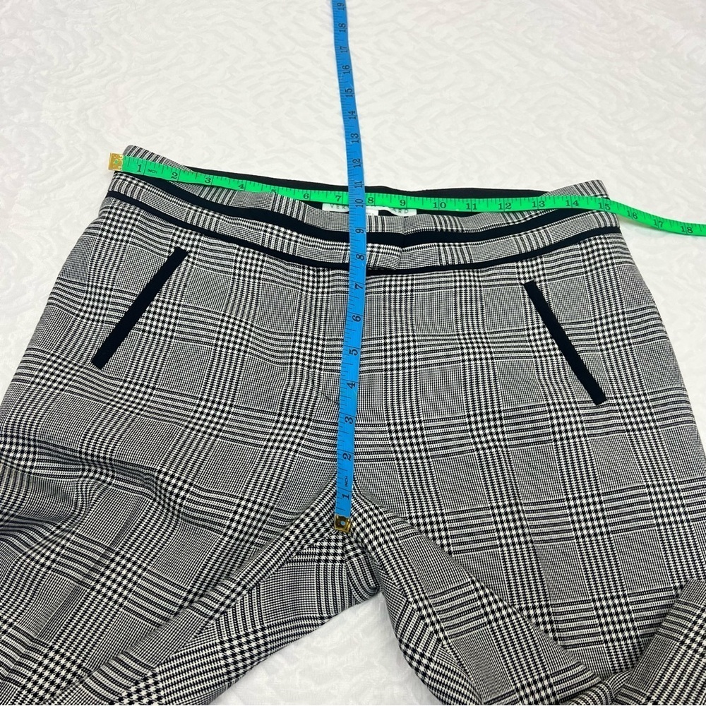 VERONICA BEARD Glen Plaid Cigarette Pants 6 - Picture 5 of 8